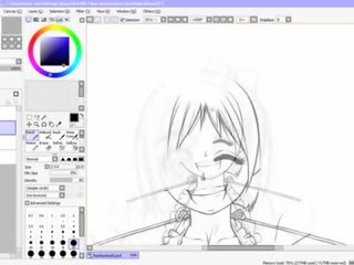 Hentai sebesség drawing - rész 2. - inking
