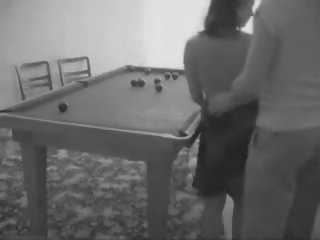 XXX hardcore porn in billiard room