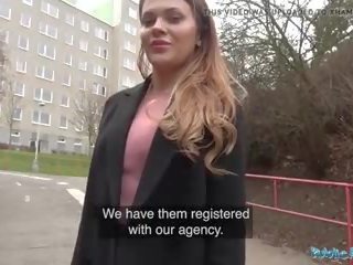 Öffentlich agent russisch shaven muschi gefickt für bargeld: dreckig klammer 89